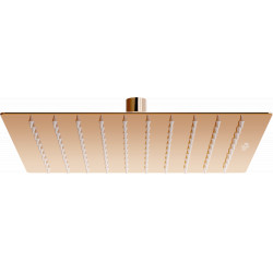 Mexen Slim  esöztetö fej  25 x 25 cm,  rózsa arany  - 79125-60 Esöztetö fej+ rúd Esöztetö fej+ rúd 406594 Mexen