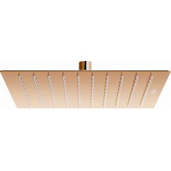 Mexen Slim  esöztetö fej  25 x 25 cm,  rózsa arany  - 79125-60 Esöztetö fej+ rúd Esöztetö fej+ rúd 406594 Mexen