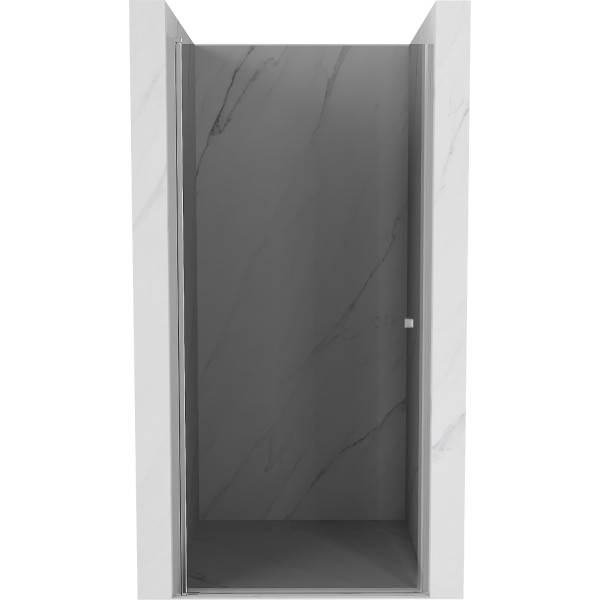 Mexen Pretoria   Zuhany ajtó nyíló 70 cm, grafit, króm - 852-070-000-01-40 Nyiló zuhany ajtó