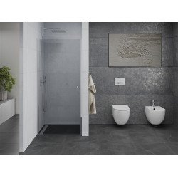 Mexen Pretoria   Zuhany ajtó nyíló 75 cm,  átlátszó , króm - 852-075-000-01-00 Nyiló zuhany ajtó Nyiló zuhany ajtó 406594 Mexen