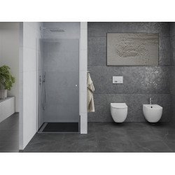 Mexen Pretoria   Zuhany ajtó nyíló 90 cm,  átlátszó , króm - 852-090-000-01-00 Nyiló zuhany ajtó Nyiló zuhany ajtó 406594 Mexen