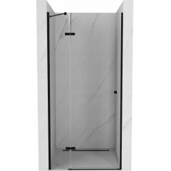 Mexen Roma   Zuhany ajtó nyíló 70 cm,  átlátszó ,  fekete - 854-070-000-70-00 Nyiló zuhany ajtó Nyiló zuhany ajtó 406594 Mexen