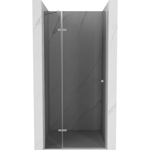 Mexen Roma   Zuhany ajtó nyíló 100 cm, grafit, króm - 854-100-000-01-40 Nyiló zuhany ajtó