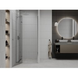 Mexen Roma   Zuhany ajtó nyíló 110 cm,  átlátszó , króm - 854-110-000-01-00 Nyiló zuhany ajtó