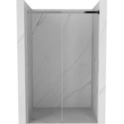 Mexen  Omega 8 mm   Zuhany ajtó csúszó   150 cm,  átlátszó , króm - 825-150-000-01-00 Csúszó zuhany ajtó Zuhany  ajtó 406594 Mexen