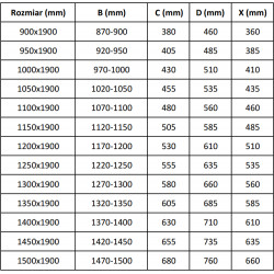 Mexen Apia  Zuhany ajtó csúszó   100 cm,  átlátszó , króm - 845-100-000-01-00 Csúszó zuhany ajtó