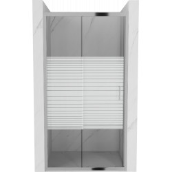 Mexen Apia  Zuhany ajtó csúszó   130 cm, intim , króm - 845-130-000-01-20 Csúszó zuhany ajtó Zuhany  ajtó 406594 Mexen