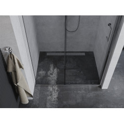 Mexen Apia  Zuhany ajtó csúszó   95 cm,  átlátszó , króm - 845-095-000-01-00 Csúszó zuhany ajtó