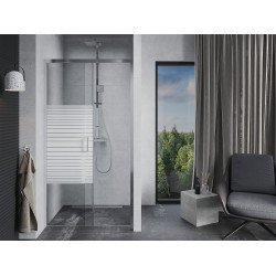 Mexen Apia  Zuhany ajtó csúszó   95 cm, intim , króm - 845-095-000-01-20 Csúszó zuhany ajtó