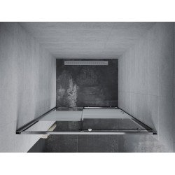 Mexen Apia  Zuhany ajtó csúszó   135 cm, intim , króm - 845-135-000-01-20 Csúszó zuhany ajtó