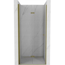 Mexen Lima  Zuhanyajtó csukló  70 cm,  átlátszó ,  arany  - 856-070-000-50-00 Csukló zuhany ajtó Zuhany  ajtó 406594 Mexen