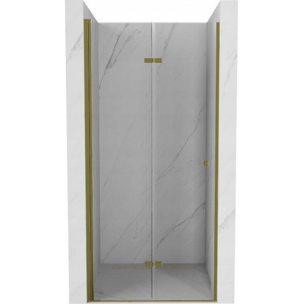 Mexen Lima  Zuhanyajtó csukló  80 cm,  átlátszó ,  arany  - 856-080-000-50-00 Csukló zuhany ajtó