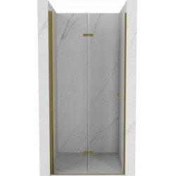 Mexen Lima  Zuhanyajtó csukló  80 cm,  átlátszó ,  arany  - 856-080-000-50-00 Csukló zuhany ajtó Zuhany  ajtó 406594 Mexen