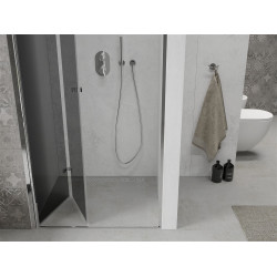 Mexen Lima  Zuhanyajtó csukló  90 cm, grafit, króm - 856-090-000-01-40 Csukló zuhany ajtó