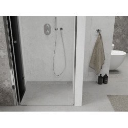 Mexen Lima  Zuhanyajtó csukló  90 cm, grafit, króm - 856-090-000-01-40 Csukló zuhany ajtó