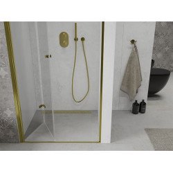 Mexen Lima  Zuhanyajtó csukló  100 cm,  átlátszó ,  arany  - 856-100-000-50-00 Csukló zuhany ajtó