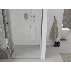 Mexen Lima  Zuhanyajtó csukló  110 cm,  átlátszó , króm - 856-110-000-01-00 Csukló zuhany ajtó