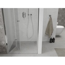 Mexen Lima  Zuhanyajtó csukló  105 cm,  átlátszó , króm - 856-105-000-01-00 Csukló zuhany ajtó