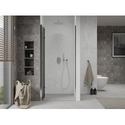 Mexen Lima  Zuhanyajtó csukló  110 cm, grafit, króm - 856-110-000-01-40 Csukló zuhany ajtó