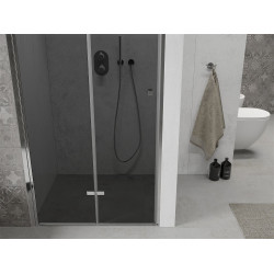 Mexen Lima  Zuhanyajtó csukló  120 cm, grafit, króm - 856-120-000-01-40 Csukló zuhany ajtó