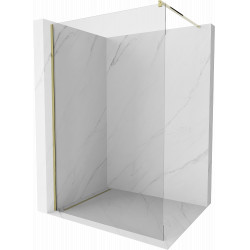 Mexen Kioto Walk-In Zuhanyfal 80 x 200 cm,  átlátszó üveg 8 mm,  arany  - 800-080-101-50- Walk-In Zuhanyfal Walk-In Zuhanyfal 406594 Mexen