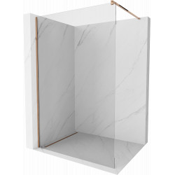 Mexen Kioto Walk-In Zuhanyfal 80 x 200 cm,  átlátszó üveg 8 mm,  rózsa arany - 800-080-101-60-0 Walk-In Zuhanyfal Walk-In Zuhanyfal 406594 Mexen