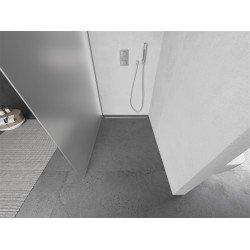Mexen Kioto Walk-In Zuhanyfal 100 x 200 cm,   szatén  8 mm, króm - 800-100-101-01-3 Walk-In Zuhanyfal