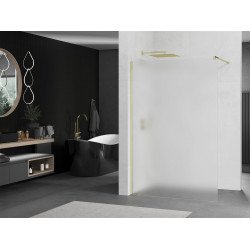 Mexen Kioto Walk-In Zuhanyfal 90 x 200 cm,   szatén  8 mm,  arany  - 800-090-101-50-3 Walk-In Zuhanyfal Walk-In Zuhanyfal 406594 Mexen
