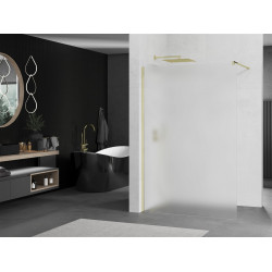 Mexen Kioto Walk-In Zuhanyfal 120 x 200 cm,   szatén  8 mm,  arany  - 800-120-101-50-3 Walk-In Zuhanyfal Walk-In Zuhanyfal 406594 Mexen