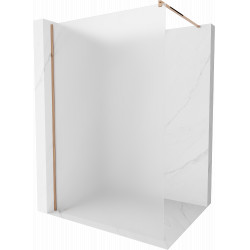 Mexen Kioto Walk-In Zuhanyfal 120 x 200 cm,   szatén  8 mm,  rózsa arany - 800-120-101-60-3 Walk-In Zuhanyfal Walk-In Zuhanyfal 406594 Mexen