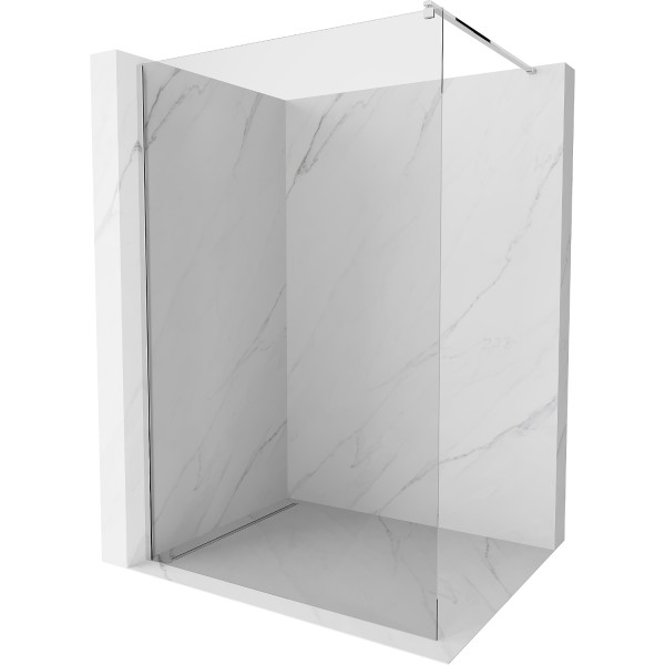 Mexen Kioto Walk-In Zuhanyfal 80 x 200 cm,  átlátszó üveg 8 mm, króm - 800-080-101-01- Walk-In Zuhanyfal