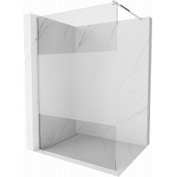 Mexen Kioto Walk-In Zuhanyfal 70 x 200 cm,  átlátszó üveg/ szatén  8 mm, króm - 800-070-101-01-3 Walk-In Zuhanyfal Walk-In Zuhanyfal 406594 Mexen