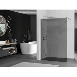 Mexen Kioto Walk-In Zuhanyfal 80 x 200 cm, grafit 8 mm, króm - 800-080-101-01-4 Walk-In Zuhanyfal Walk-In Zuhanyfal 406594 Mexen