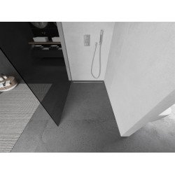 Mexen Kioto Walk-In Zuhanyfal 80 x 200 cm, grafit 8 mm, króm - 800-080-101-01-4 Walk-In Zuhanyfal