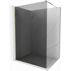 Mexen Kioto Walk-In Zuhanyfal 90 x 200 cm, grafit 8 mm,  arany  - 800-090-101-50-4 Walk-In Zuhanyfal Walk-In Zuhanyfal 406594 Mexen