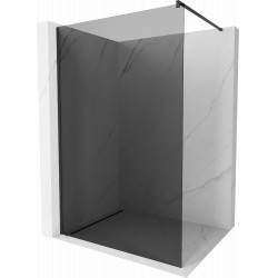 Mexen Kioto Walk-In Zuhanyfal 120 x 200 cm, grafit 8 mm,  fekete  - 800-120-101-70-4 Walk-In Zuhanyfal Walk-In Zuhanyfal 406594 Mexen