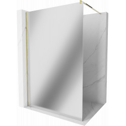 Mexen Kioto Walk-In Zuhanyfal 100 x 200 cm,  tükör üveg   8 mm,  arany  - 800-100-101-50-5 Walk-In Zuhanyfal Walk-In Zuhanyfal 406594 Mexen