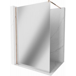 Mexen Kioto Walk-In Zuhanyfal 90 x 200 cm,  tükör üveg   8 mm,  rózsa arany - 800-090-101-60-5 Walk-In Zuhanyfal Walk-In Zuhanyfal 406594 Mexen