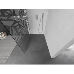 Mexen Kioto Walk-In Zuhanyfal 90 x 200 cm,  átlátszó üveg/fehér   8 mm, króm - 800-090-101-01-8 Walk-In Zuhanyfal