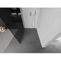 Mexen Kioto Walk-In Zuhanyfal 140 x 200 cm, grafit 8 mm, króm - 800-140-101-01-4 Walk-In Zuhanyfal