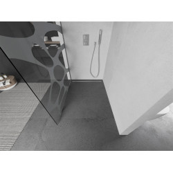 Mexen Kioto Walk-In Zuhanyfal 70 x 200 cm,  átlátszó üveg/fehér   8 mm, króm - 800-070-101-01-9 Walk-In Zuhanyfal