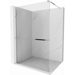 Mexen Kioto+ Walk-In Zuhanyfal    törölközö  tartóval  80 x 200 cm,  átlátszó üveg 8 mm, króm - 800-080-121-01- Walk-In Zuhanyfal Walk-In Zuhanyfal 406594 Mexen