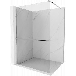 Mexen Kioto+ Walk-In Zuhanyfal    törölközö  tartóval  80 x 200 cm,  átlátszó üveg 8 mm, króm - 800-080-121-01- Walk-In Zuhanyfal Walk-In Zuhanyfal 406594 Mexen