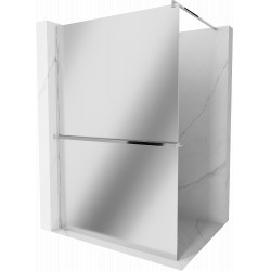Mexen Kioto+ Walk-In Zuhanyfal    törölközö  tartóval  80 x 200 cm,  tükör üveg   8 mm, króm - 800-080-121-01-5 Walk-In Zuhanyfal Walk-In Zuhanyfal 406594 Mexen