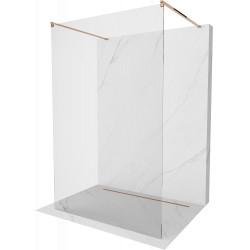 Mexen Kioto Walk-In Zuhanyfal    szabadonálló  150 x 200 cm,  átlátszó üveg 8 mm,  rózsa arany - 800-150-002-60-0 Walk-In Zuhanyfal Walk-In Zuhanyfal 406594 Mexen