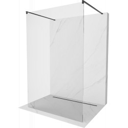 Mexen Kioto Walk-In Zuhanyfal    szabadonálló  100 x 200 cm,  átlátszó üveg 8 mm,  fekete  - 800-100-002-70-0 Walk-In Zuhanyfal Walk-In Zuhanyfal 406594 Mexen