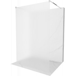 Mexen Kioto Walk-In Zuhanyfal    szabadonálló  100 x 200 cm,   szatén  8 mm, króm - 800-100-002-01-3 Walk-In Zuhanyfal Walk-In Zuhanyfal 406594 Mexen