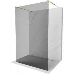 Mexen Kioto Walk-In Zuhanyfal    szabadonálló  100 x 200 cm, grafit,  arany  - 800-100-002-50-4 Walk-In Zuhanyfal Walk-In Zuhanyfal 406594 Mexen