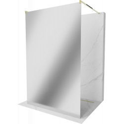 Mexen Kioto Walk-In Zuhanyfal    szabadonálló  100 x 200 cm,  tükör üveg  ,  arany  - 800-100-002-50-5 Walk-In Zuhanyfal Walk-In Zuhanyfal 406594 Mexen