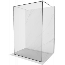 Mexen Kioto Walk-In Zuhanyfal    szabadonálló  100 x 200 cm,  átlátszó üveg/ fekete    8 mm, króm - 800-100-002-01-7 Walk-In Zuhanyfal Walk-In Zuhanyfal 406594 Mexen